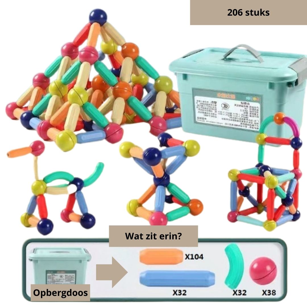 Magnet Toys - Magnetische sticks