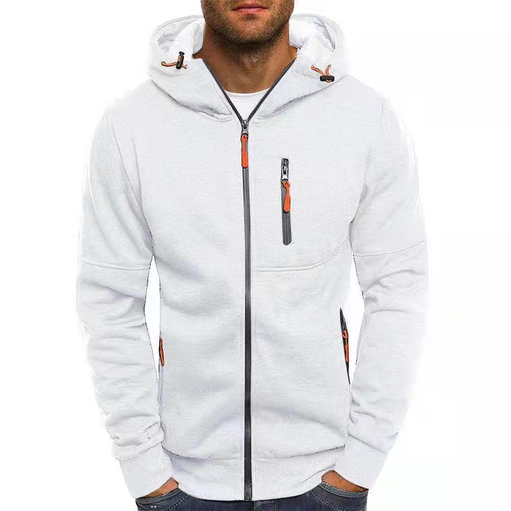 Daniel - Heren hoodie - Capuchon met rits en fleece