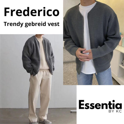 Frederico - Trendy gebreid vest